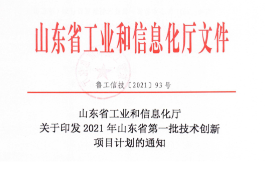 山東三星集團九個項目入選2021年山東省第一批技術創新項目計劃