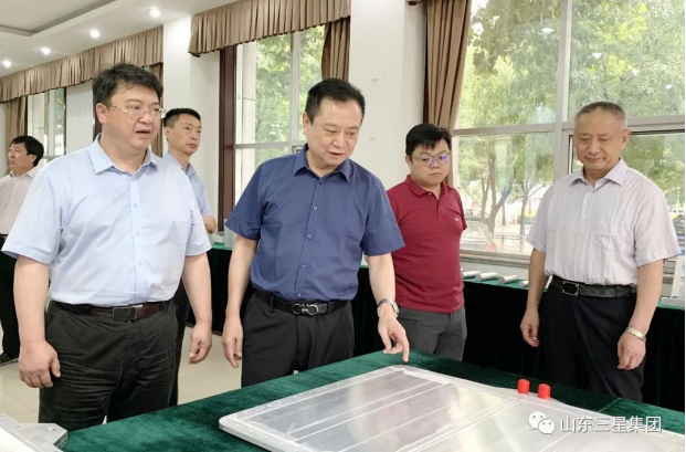 中國信達資產管理股份有限公司黨委副書記、總裁張衛東一行來山東三星集團參觀調研