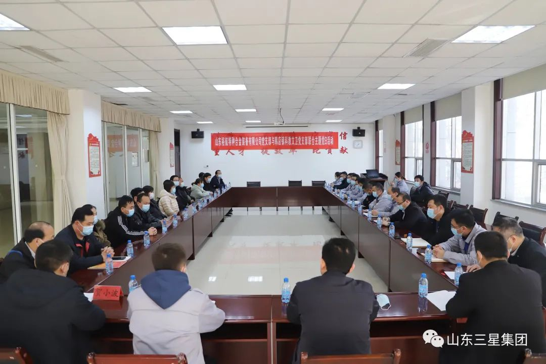 【政企聯合 結對黨建】山東三星裕航合金黨支部與韓店鎮科教文衛黨支部聯合開展主題黨日活動