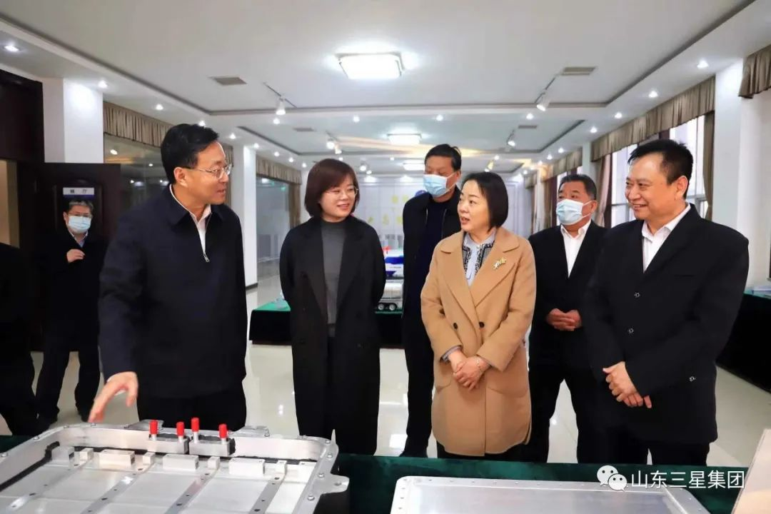中國農業發展銀行山東省分行黨委委員、副行長時祝華一行來山東三星集團調研座談