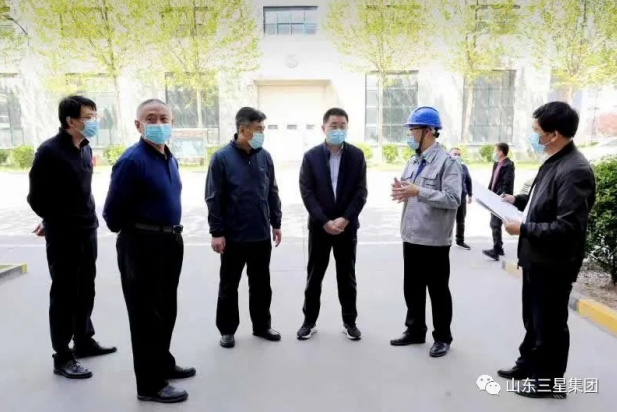 鄒平市委常委、宣傳部長，副市長商獻文來山東三星集團調研