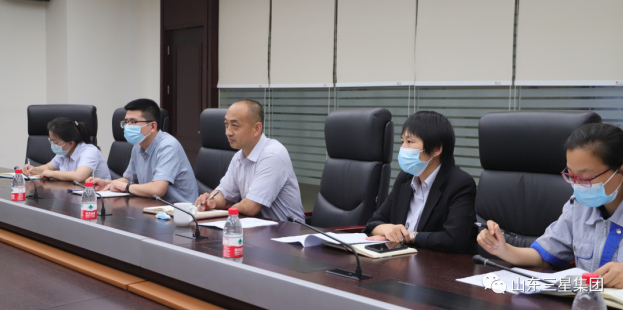 濱州市市場監督管理局來山東三星集團調研座談