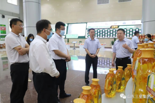 濱州市農業農村局來山東三星集團開展農產品加工業遍訪活動