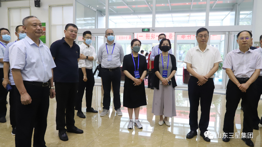 山東省國際貿易和投資顧問齊魯沿黃城市行顧問團來山東三星集團考察