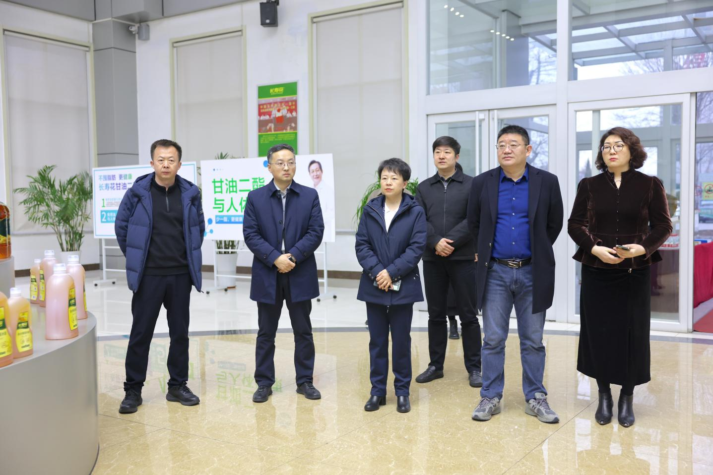 青島大學產業技術研究院來山東三星集團調研