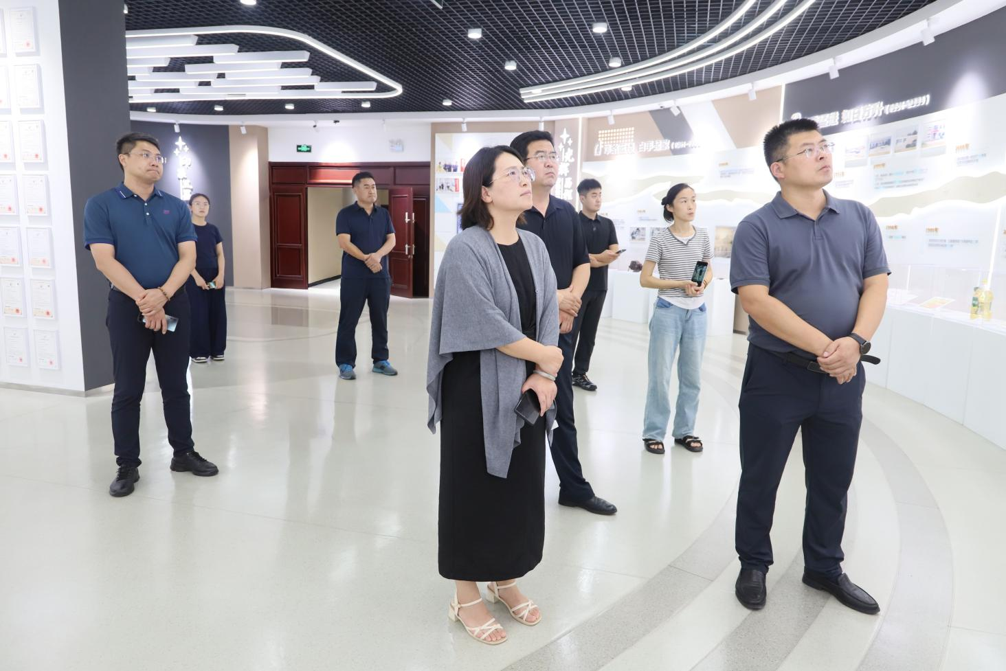 濟陽區委社會工作部來山東三星集團參觀交流