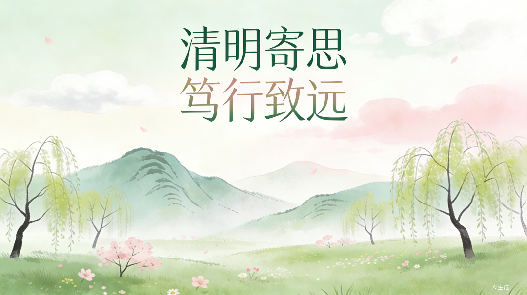 【文韻三星】清明寄思 篤行致遠