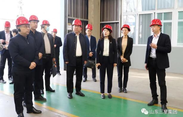 團山東省委青年發展部部長李小雪來山東三星集團調研