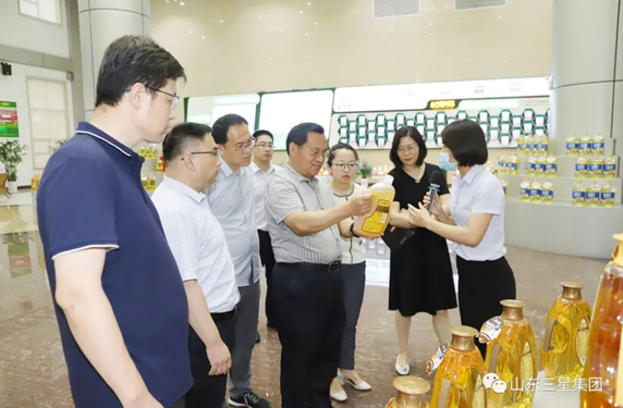 黃河流域生態保護和高質量發展調研組來山東三星集團考察調研